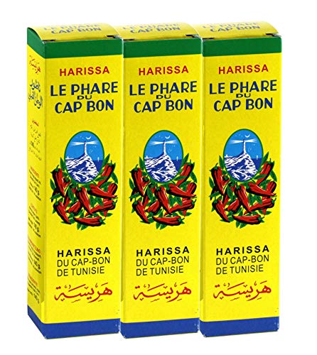 3x140g Le Phare du Cap Bon Harissa Sauce (3 Large Tubes)