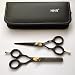 HHR Professional Hairdressing Scissors Shears Hair Cutting Set 5.5" BLACK LEFT HANDED
