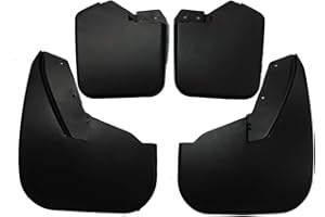 NOLLAM 4Pcs Car Mudguard Mud Flaps for Ford Transit Tourneo Custom, Custom Front and Rear Auto Mudflap Set Mud Flaps Kit Splash Guards Full