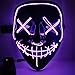 Produktbild URMAGIC Halloween Masken Festival Party Cosplay LED Leuchten Maske Karneval Maske Halloween Accessoires Grimasse Maske Batterie Angetrieben(Nicht Enthalten)