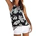 Produktbild Frauen Strand Weste| Ärmellose Bluse| Lässige Tank lose Tops| Ethnisches T-Shirt| Strandkleid Minikleid Tunika | Vintage Bohemian Strandtunika | Sommer A-Linie Tops (Black -a, M(Asian M =EU S))