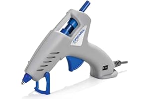 Dremel 930 Hot Glue Gun 105-165°C - Dual Temp Glue Gun with Precision Non-Drip Tip, Dual Temperature and 18 Multi-Purpose Glue Sticks (7 mm)