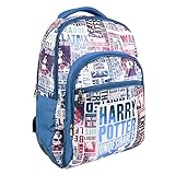 Tamaño 31x44x13cm Artesania Cerda Mochila Escolar Harry Potter Mochila Escolar, 44 cm, Azul