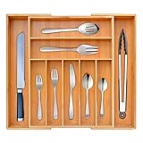 Versatilidad: no solo una bandeja para cubiertos, sino también una caja de almacenamiento de joyas, una caja de almacenamiento de accesorios, hacen que su hogar esté más ordenado y ordenado, fácil de encontrar lo que necesita