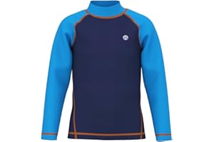 GENERIC HDTIYUYP Jungen UV Shirt Kinder - Schwimm Tshirt Kinder Badeshirt RashWeste Surfen Tshirt Schnelltrocknend Strand Shirt Wassersport Top