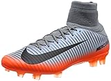  Nike Herren Mercurial Veloce III DF CR7 FG Fußballschuhe, Grau (Cool MTLC Hematite-Wolf Grey-Total), 45 EU