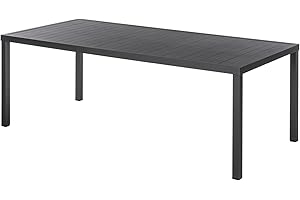 HESPERIDE Hespéride - Table de Jardin Rectangulaire Piazza Graphite