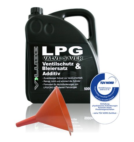 V-Lube Nachfüll-Flasche 5 Liter (5000ml) inkl. Trichter 150mm