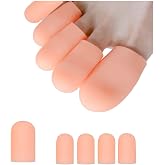 5'li Ayak Parmak Koruyucu Silikon Kemik Koruyucu Parmak Ucu Koruyucu Hortum, 5 Pairs Jel Ayak Koruyucu, Silikon Ayak Kollu Pe
