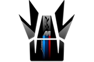 AZGRAPHISHOP Protector de depósito de resina 3D compatible con BMW M 1000 XR 2024 FM-1097 (Black Storm)