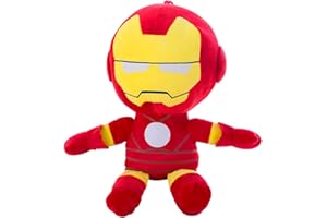 LKNBIF Iron Man Peluche Giocattoli, Peluche di Iron Man, Peluche Iron Man Hero Plushies Plush Toy Peluche Uomo Ragno Giocattolo Iron Man Peluche Giocattolo per Bambini 3+ Anni 27 cm