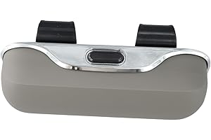 Niceminiwall Car Sun Visor Glasses Case Multi-function Sunglasses Box Sun Visor Buckle Holder Clip Storage Box Bill Card Organizer Mount With Ticket Card Clip- Apply To All Car Models(gray)