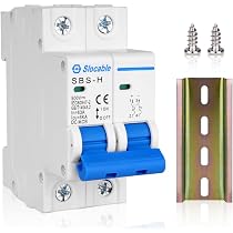 Disjoncteur DC 500V 20A 2P - Protection Pour Installations Solaires Et Photovoltaïques