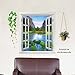 Produktbild Stereo-Guilin Landschaft Fenster herausnehmbare Wand Aufkleber PVC Wand Hauptdekor