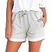 Produktbild Jaminy Damen Heiße Hose,Lässige Lockere Shorts Strand Mädchen Hohe Taille Kurze Hose Badeshorts Damen Schutz Schwimmen Bikinihose Wassersport Schwimmshorts Boardshorts von (S, Grau)