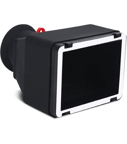 Mirino Con Lente 3X Per Videocamera | Ingrandimento Per Riprese Macro | Compatibile Con Fotocamere 3-3.2 Pollici - Foto 5