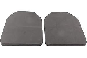 EVTSCAN 2Pcs Tactical Plate EVA-Schaum SAPI-Platte für Tactical Vest Inner Liner Airsoft Paintball Vest Protection Rückenschutzpolster Schwarz