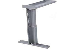 Ausla Telescopic Ladder Leveler, Stable Base Ladder for Stairs, Non Slip Steel Material Aide Leg Stabilizer Tool Standoff Bracket Complete Accessories for Safe Stair Extension