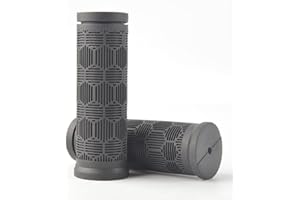 Puupaa 2 empuñaduras para bicicleta, empuñaduras de goma antideslizantes largas y cortas para bicicleta, de 70 a 125 mm de longitud, empuñaduras de bicicleta de montaña para MTB Road Mountain