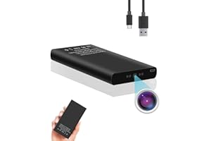KAGMY Hidden Spy Camera Power Bank,HD 1080P 10000mAh Portable Power Bank Spy Camera,Mini Security Nanny Cam for Home and Outdoor with Gravity Sensor,Motion Detection,Night Vision No WiFi Needed