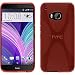 Produktbild PhoneNatic Case für HTC One M9 Hülle Silikon rot X-Style + 2 Schutzfolien