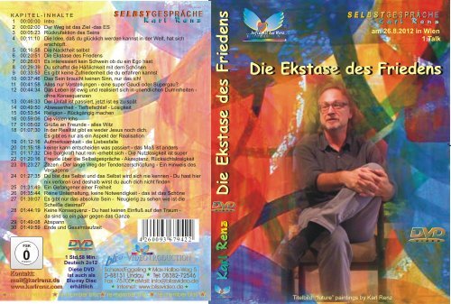 Preisvergleich Produktbild Karl Renz - "Die Ekstase des Friedens" - 2o12