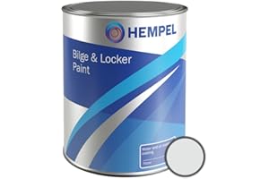 HEMPEL ( MB FIBREGLASS ) Hempel Bilge & Locker - Light Grey - 750ml - Boat Paint for Bilge & Lockers