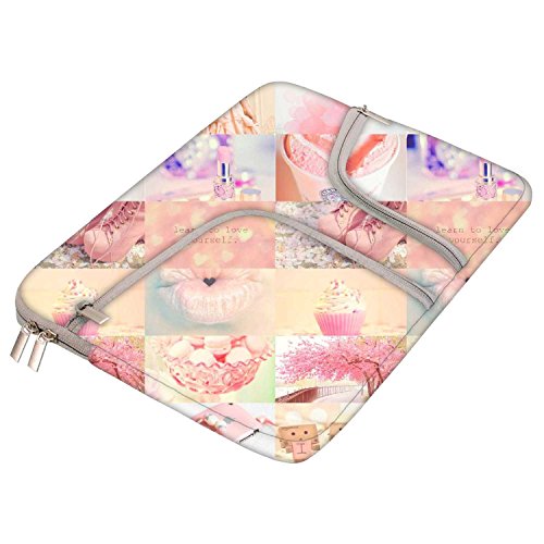 Learn To Love Yourself 8 bis 21,8 cm Laptop Hülle Sleeve Case mit Reißverschluss und 2 integrierten Taschen für Ladegerät und Maus - 4