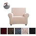 Produktbild souart™ Gestrickter Jacquard Sofabezug elastische Sofahusse Sesselbezug Sofaüberwurf Couch Husse in verschiedenen Größen und Farben