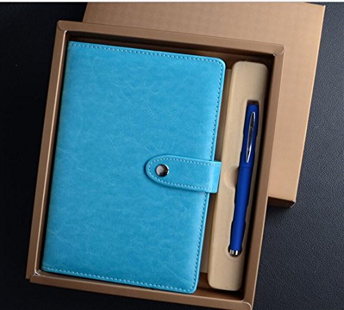 Preisvergleich Produktbild Sun Glower Büro Schulbedarf Jotter Black Kugelschreiber mit Notebook Geschenkset (Himmelblau) Briefpapier Geschenkset