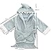 Lvge Baby Infant Animal Hooded Bath Beach Towel Bathrobe Blue Shark 0-12 months
