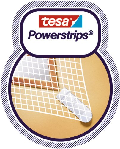 tesa Fliegengitter für Dachfenster, beste tesa Qualität, weiß, leichter Sichtschutz, 1,2m x 1,4m - 4