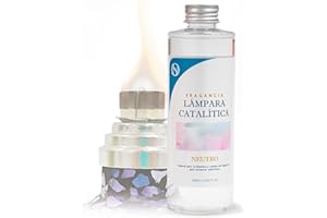 M MAMA MANUELA Fragancia Neutra para lámpara catalítica (200 ml) - Líquido Limpiador Neutro: para Limpieza de mechas y Cambio de Aromas