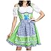 Produktbild ToDIDAF Kleid für Damen Frau Mädchen Oktoberfest Theme Maidservant Cosplay Kostüme für Halloween Oktoberfest Grün M