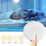 Sunvito 4 in 1 Wake Up Light, Sonnenaufgang Wecker 7 Farben Nacht Licht mit Natur Sounds, Snooze Funktion, FM Radio, Touch Control und USB Ladegerät - 6