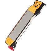 Compact Design Sharpener for Home Cooking or Camping Trips (Yellow)
