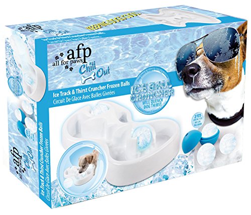 All For Paws Chill Out Ice Track & Thirst Cruncher Ice Balls for Dogs, 5.096 kg