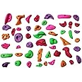 Adventure Rock Multi-Size Wall Climbing Holds (Set of 30) for Kids and Adult, DIY Wall Climbing Holds for Indoor and Outdoor Play (Multicolor) with Installation KIT