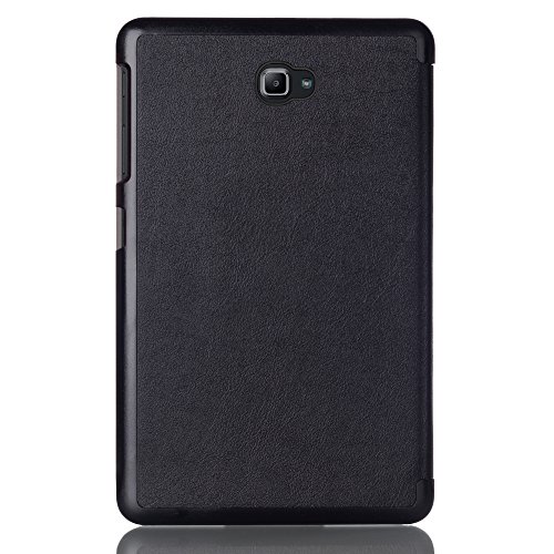 Etui für Galaxy Tab A 10.1“,Samsung Tab A6 Hülle – PU Leder Flip Cover Smart Case Stand Hülle für Samsung Galaxy Tab A 10.1 Zoll Wi-Fi/ LTE (2016) SM-T580N/SM-T585N Tablet Schutzhülle Tasche,Schwarz - 3