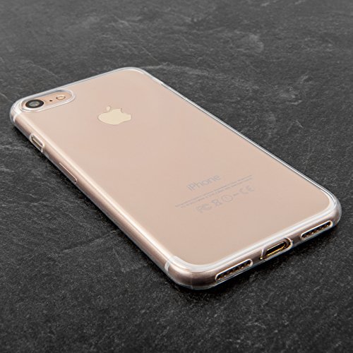 iPhone 7 Case, iPhone 8 CaseÂ by Yousave Accessories [0.5mm] Ultra Thin & Lightweight Soft Flexible [TPU Crystal Clear] Protective Cover - Exact Fit for iPhone 7 (2016 Model) and iPhone 8 (2017)