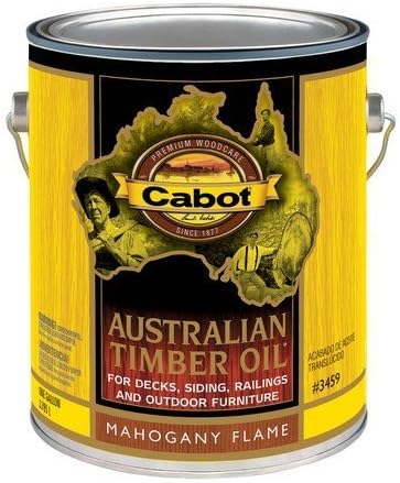 Cabot Stains 3459 Australian Timber Oil Penetrating Formula, 1 gallon, Mahogany Flame by Cabot Stains
