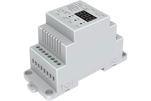 NUTBRO 4 CH Constant Voltage DMX512 Decoder RGB/RGBW Controller Din Rail Mounted 4 Channel Dimming Controller 5-24VDC