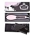 Hair straightener straightening brush-AsaVea (Pink)