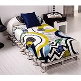 EDREDÓN AJUSTABLE VITERBO, Color Azul, Medida Cama 90