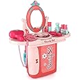 Goyal's Big Beauty Set for Kids Girls 3 in 1 Learning Educational Make Up Suitcase Kit with Makeup Accessories Pretend Play Set Portable Suitcase Toy Gift for Girls
