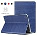 Produktbild iPad Mini Hülle, AUAUA Lederhülle Schutzhülle Etui Tasche mit Ständer Funktion und Eingebautem Magnet für Einschlaf/Aufwach für Apple iPad Mini 3/2/1 Apple Tablet