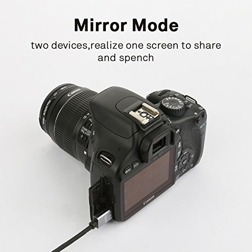 P&A Mini-HDMI Stecker (Typ C) zu HDMI Stecker (Typ A) Kabel 1m – Schwarz - 6