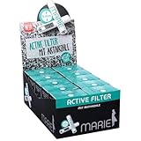 Marie Active Filter, Aktivkohlefilter 6mm, 10 Packungen mit je 34 Stück