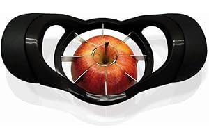 NERTHUS FIH 021 021-Coupeur de Pommes/poires, Couleurs Acier, Noir, Origine