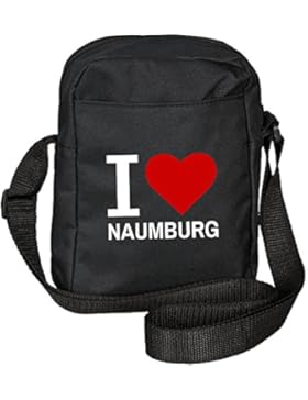 Umhängetasche Classic I Love Naumburg schwarz